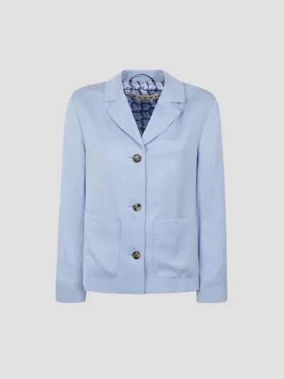 Marni Chic Casual Jacket In Blue