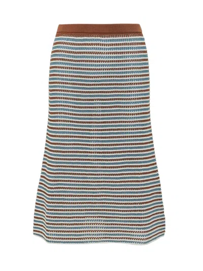 Marni Chic Midi Skirt For Ss26 In Multi