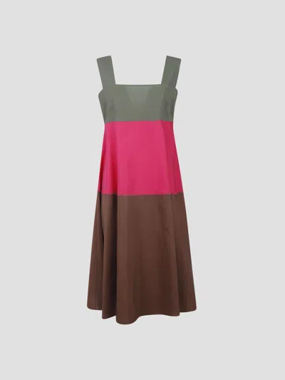 Marni Chic Mini Dress For Spring/summer 2026 In Tobacco
