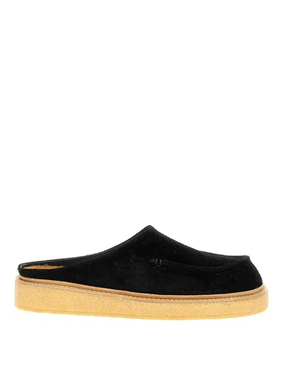 MARNI SUEDE SABOTS