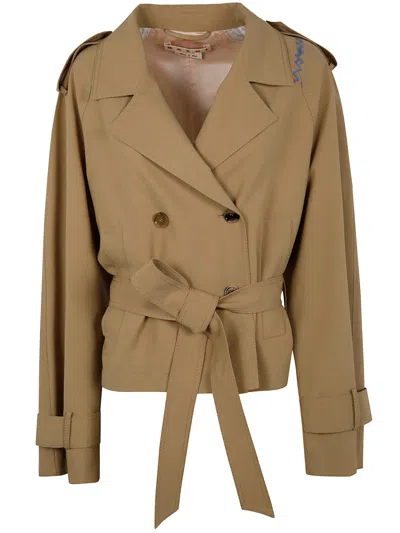 Marni Chiodo Jacket In Nude & Neutrals