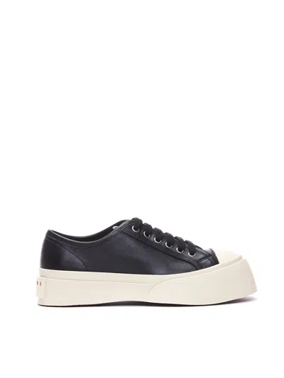 Marni Chunk Logo Sneakers In Negro