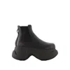 Marni Woman Ankle Boots Black Size 8 Leather