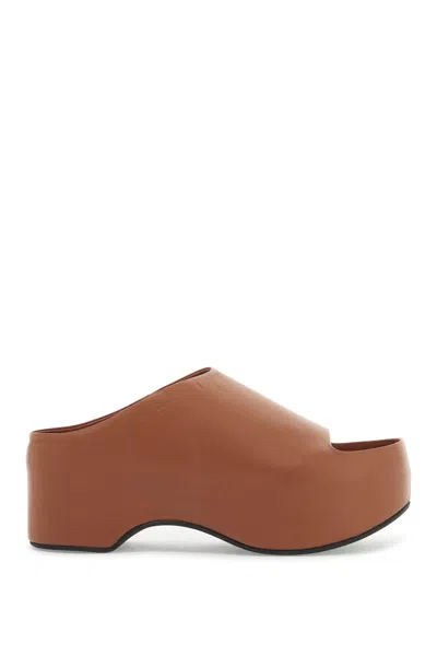 Marni Chunky Clog Sabot With In Brown