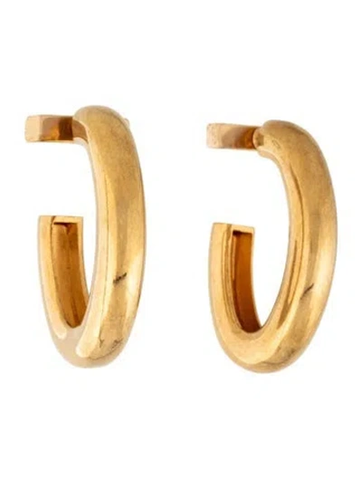Pre-owned Marni Chunky Hoop Earrings In Multicolor