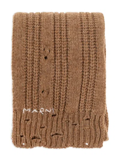MARNI CHUNKY-KNIT SCARF