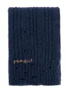 Marni Logo Embroidered Knitted Scarf