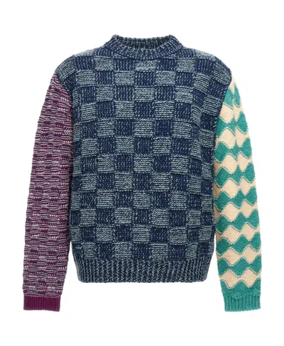 MARNI MARNI CHECKERED KNIT SWEATER