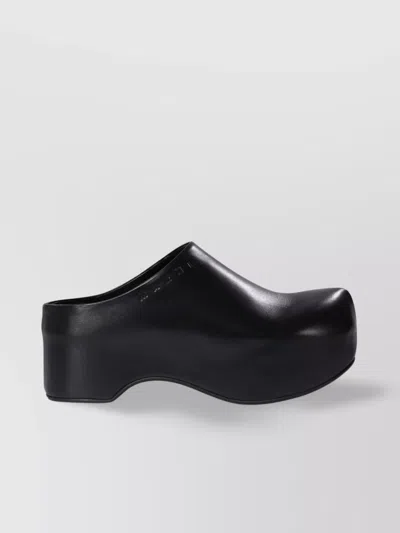 Marni Chunky Clog Sabot With In Black