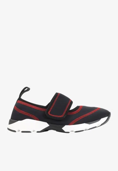 Marni Chunky Sole Sneakers In Brown