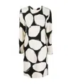 Marni Longuette Dress In Cream And Black Color In White