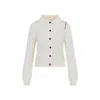 Marni Cream Cotton Cardigan In White