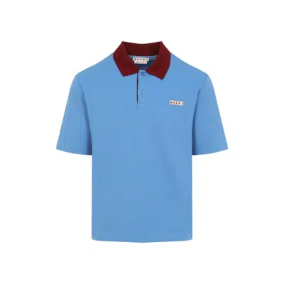 Marni Classic Light Blue Polo Shirt