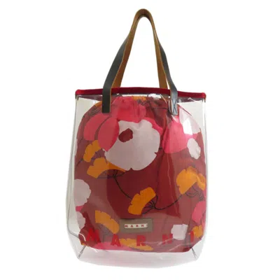 Pre-owned Marni Clear Color Pvc Tote Bag () In Multi