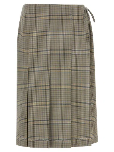 Marni Clement Skirts Gray In Red
