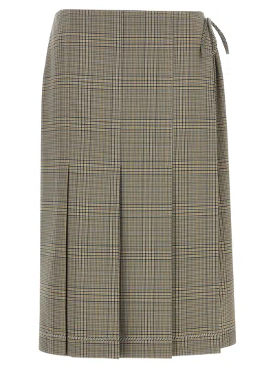 Marni Skirt  Woman Color Grey In Green