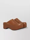Marni Closed Back Platform Sole Round Toe Mules