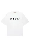 Marni Women's Boxy Flower Logo T-shirt In White
