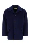 Marni Blue Wool Blend Coat