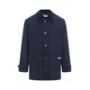 Marni Logo Patch Buttoned Coat