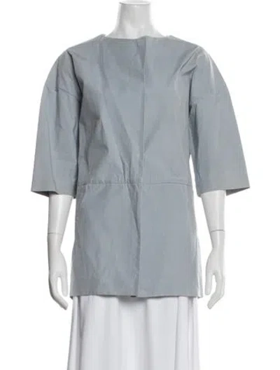 Pre-owned Marni Coat In Blue