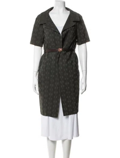 Pre-owned Marni Coat In Green