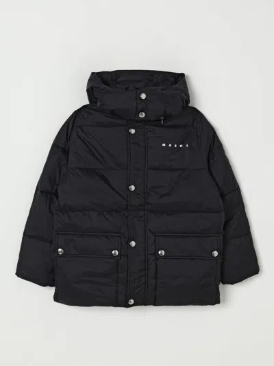 Marni Coat  Kids Color Black In Blue