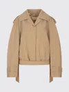 Marni Symbol Short Trench Coat In Neutral