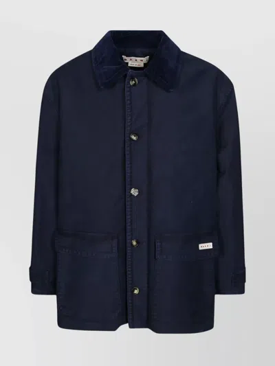 MARNI COAT SINGLE-BREASTED FRONT POCKETS