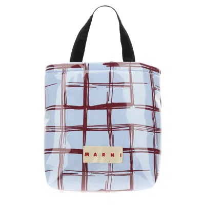 MARNI MARNI COATED CANVAS TOTE BAG