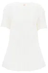 Marni Cocoon Cady Dress In Lily White (white)