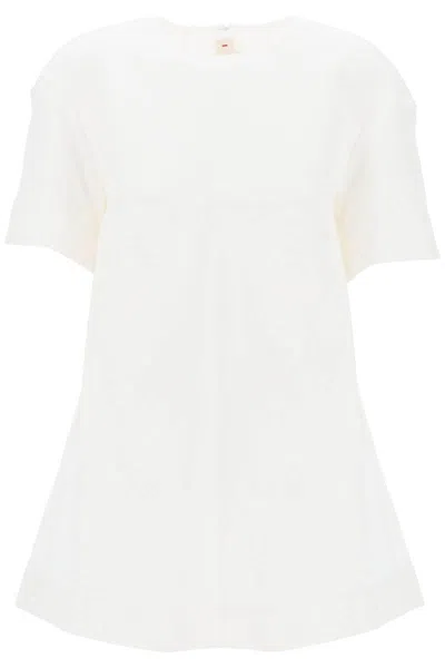 Marni Cocoon Cady Dress In White