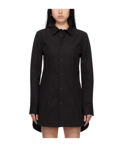 Marni Collar Hollow-out Shirt In Black