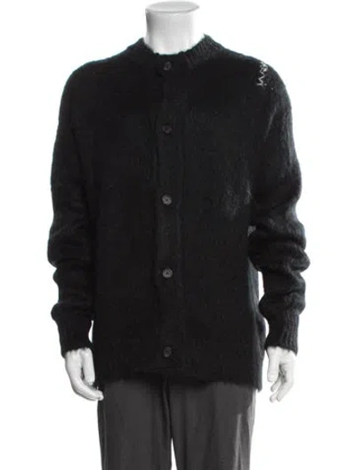 Pre-owned Marni Collar Long Sleeve Cardigan W/ Tags In Black