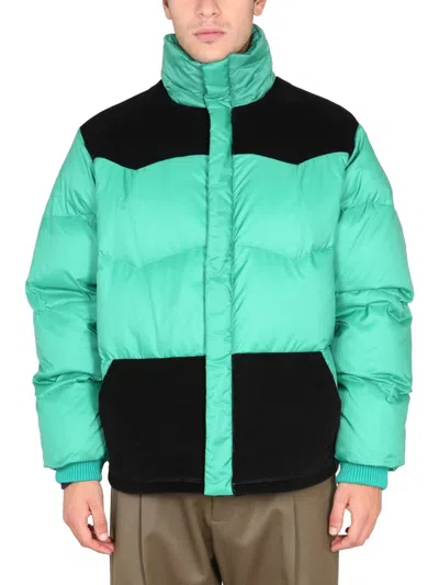 MARNI COLOR-BLOCK DOWN JACKET