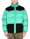 Marni Color-block Down Jacket In Multi