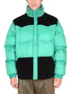 Marni Color-block Down Jacket In Multi