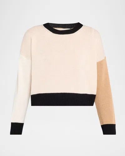 MARNI COLORBLOCK CASHMERE CREWNECK SWEATER