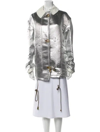 Pre-owned Marni Colorblock Pattern Jacket In Multi