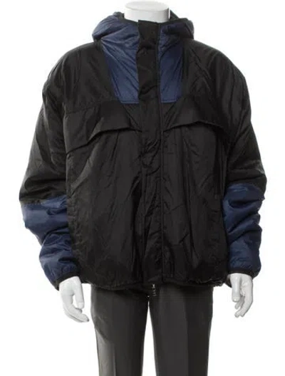 Pre-owned Marni Colorblock Pattern Windbreaker In Blue