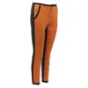 Marni Colorblock Piping Jogger Pants In Orange