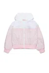 Marni Logo-embroidered Bomber Jacket In Pink