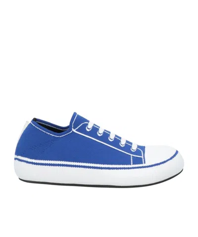 Marni Woman Sneakers Blue Size 7 Textile Fibers