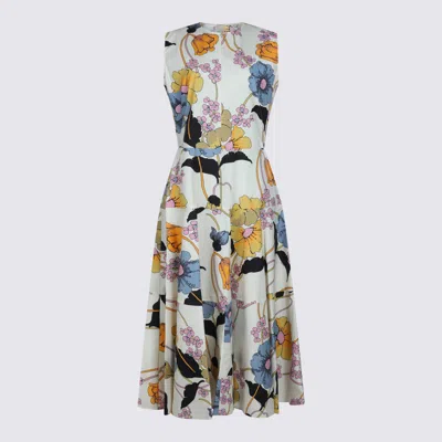 Marni Colorful Cotton Dress In Multi