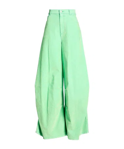 Marni Colorful Flare Jeans In Green