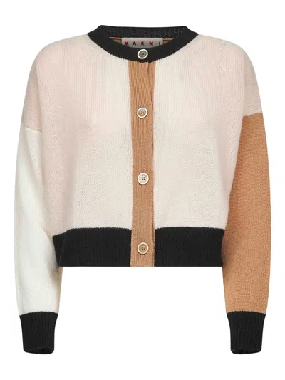 MARNI COLOUR-BLOCK CARDIGAN