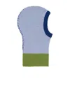 Marni Colour-block Cashmere Balaclava In Blue