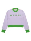 Marni Colour-block Jumper In 紫色