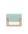 Marni Bi Fold Wallet With Flap In Gray