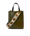 Marni Colour-block Leather Tote Bag